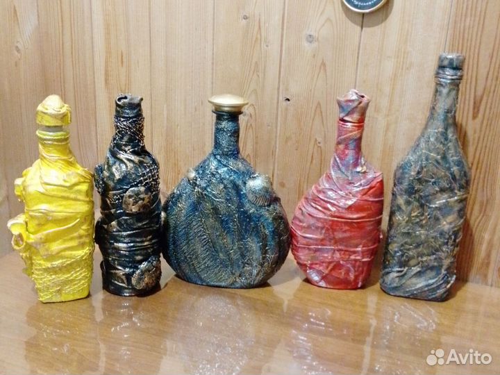 Подарок. Интерьерная бутылка