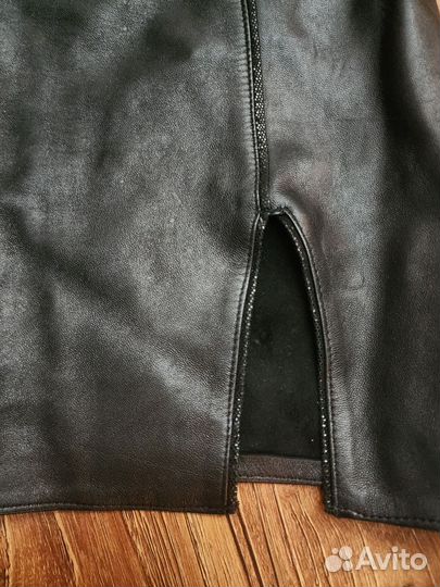 Кожаная юбка