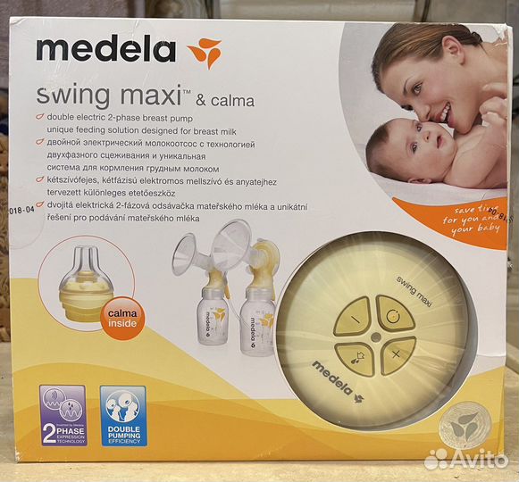 Молокоотсос электр. Medela swing maxi & calma