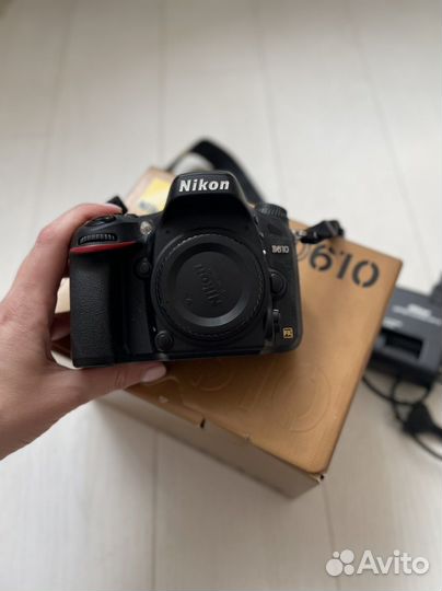 Зеркальный фотоаппарат nikon d610 (body, тушка)