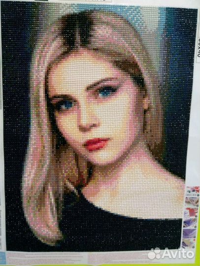 Выкладка алмазной мозайки (портреты по фото)