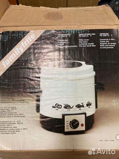 Универсальные фритюрницы Familyfrite новые