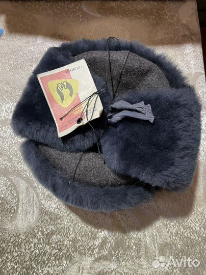 Шапка ушанка военная СССР 56 р