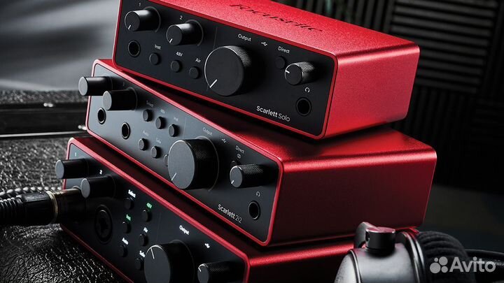 Новые Focusrite Scarlett 4th Gen, solo, 2i2