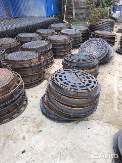 Люк канализационный тяжелый