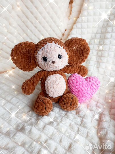 Чебурашка игрушка ручная работа