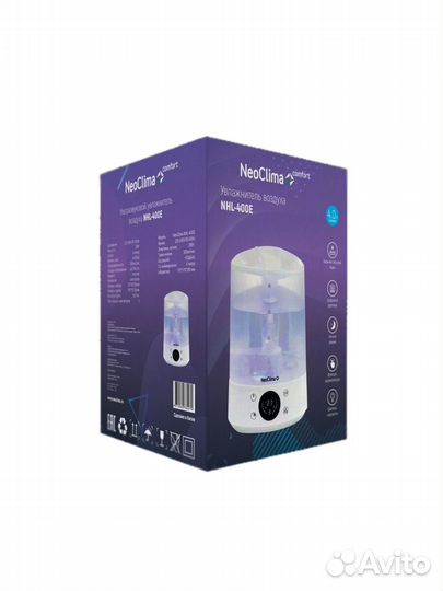 Увлажнитель воздуха Neoclima NHL-400E Новый