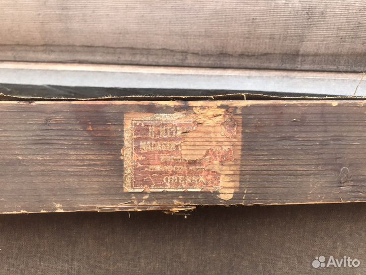 Картина маслом на холсте старинная 19 век