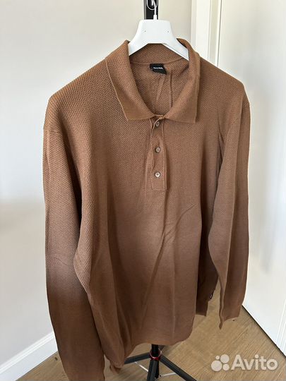 Поло с длинным рукавом hugo boss