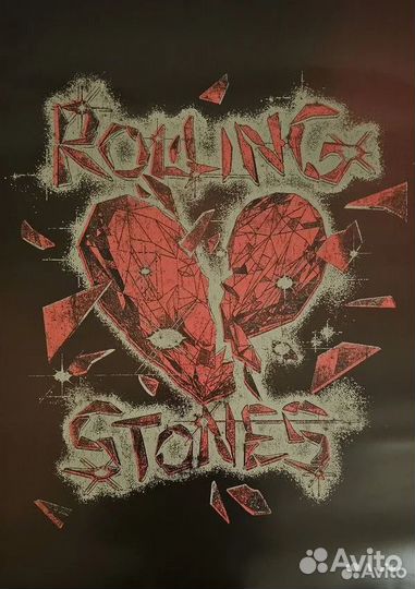 The Rolling Stones Hackney Diamonds Blue LP poster