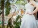 Красивое свадебное платье в греческом стиле