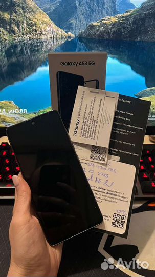 Мобильные телефоны бу samsung А53 256 gb