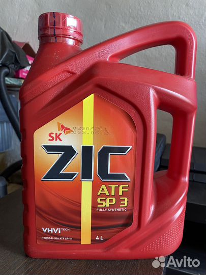 Масло ZIC ATF SP3 в АКПП kia rio, hyundai solaris