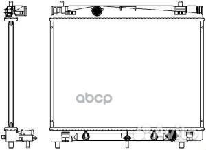 Радиатор toyota ractis 05, toyota vitz 05-10