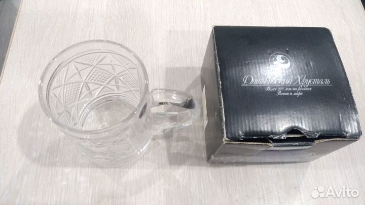 Новая пивная кружка хрусталь