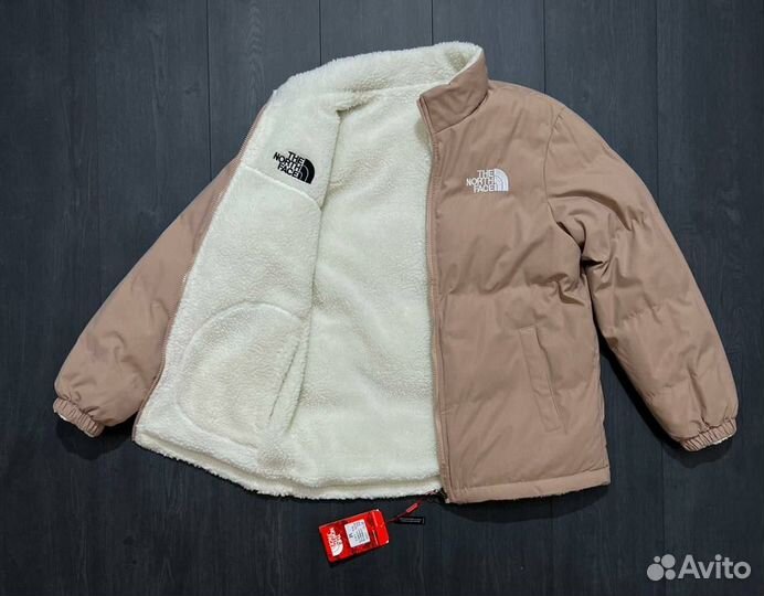 Двухсторонняя куртка The North Face барашка