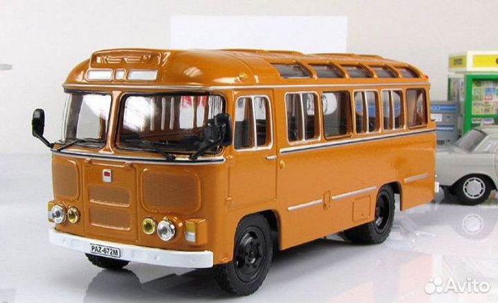 Паз 672 М (оранжевый) СССР classicbus