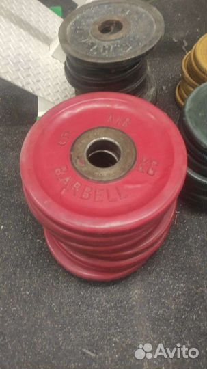 Диски (блины) для штанги Barbell Евро Классик