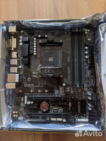 Материнская плата Gigabyte AB350M-DS3H V2 купить в Брянске ...