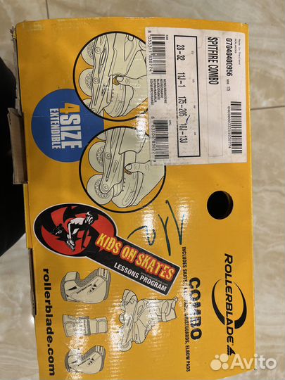 Ролики rollerblade spitfire combo