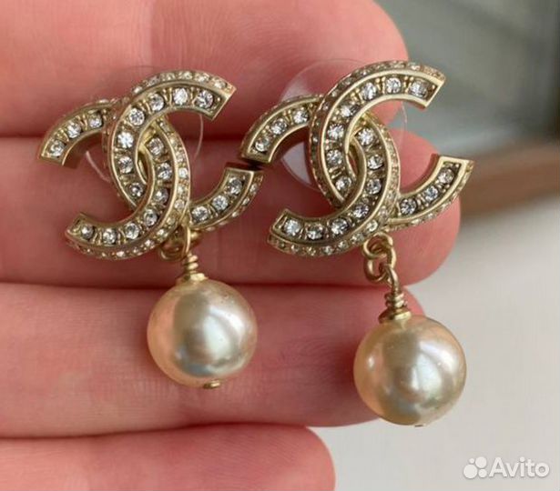 Серьги Chanel оригинал