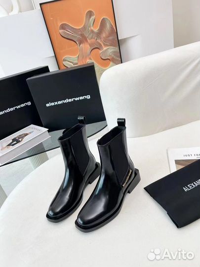 Полусапожки Alexander Wang кожаные демисезонные