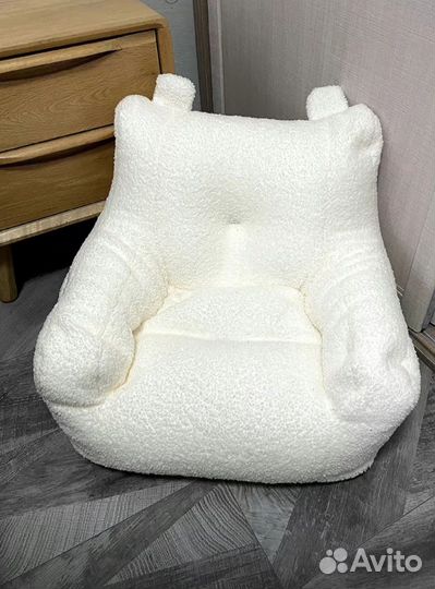 Детское кресло мягкое букле