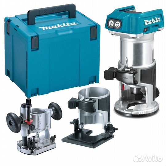 Аккумуляторный кромочный фрезер Makita DRT50ZJX2