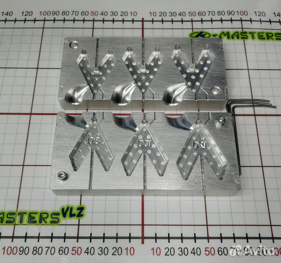 Форма для литья рыболовных грузил