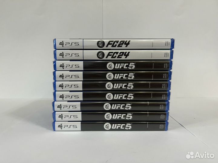 Новые Игры UFC5, FC24 на Sony PS 5
