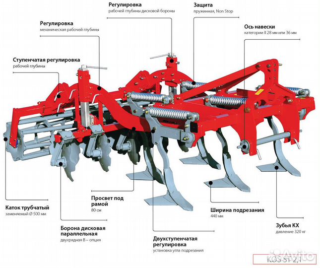 Культиватор Unia Kos, 2023