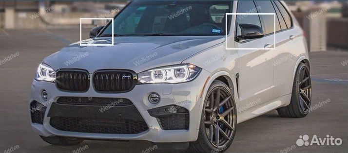 Накладки на зеркала BMW X5 F15 стиль M