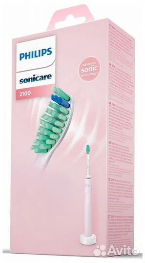 Электрическая зубная щетка philips sonicare 2100