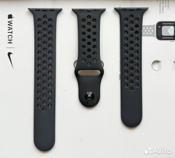 Ремешок Apple 44mm Anthracit/Black Nike SportBand