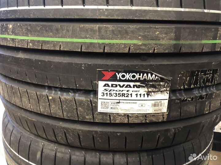 Yokohama Advan Sport V107 275/40 R21 и 315/35 R21