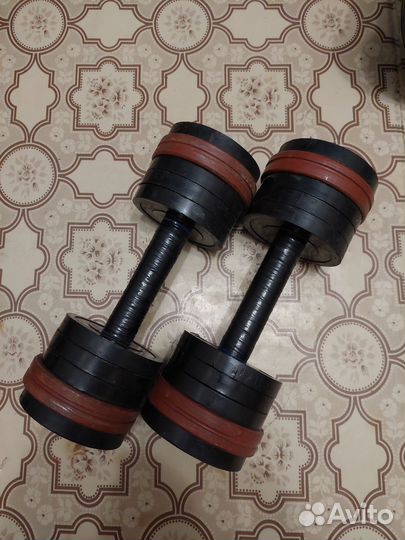 Гантели разборные 9кг,10кг,25кг