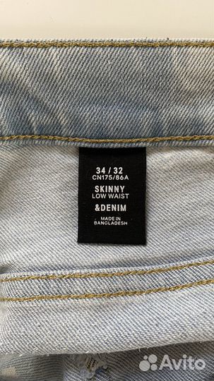 Джинсы &denim мужские, W34, L32