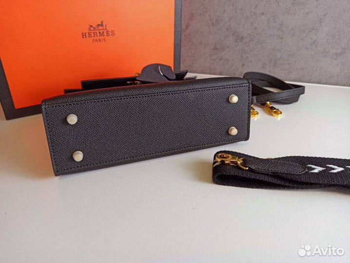 Сумка hermes kelly mini кожа