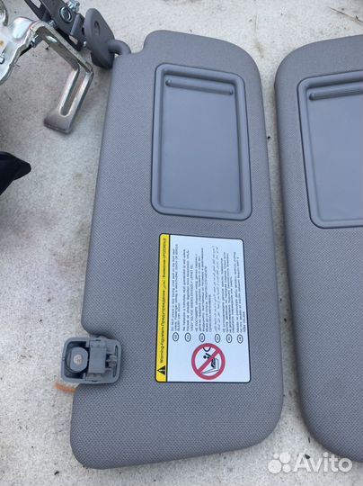 Козырьки солнцезащитные Hyundai Solaris 1