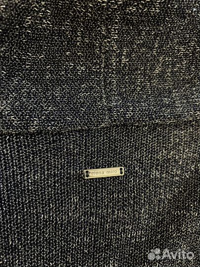 Кардиган женский, удлиненный с блеском