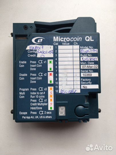 Монетоприемник Microcoin QL