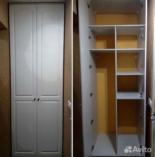 Шкаф распашной в комнату с зеркалом минимальные ср