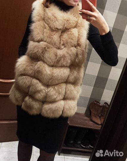 Меховой жилет