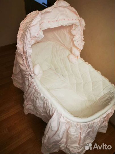 Люлька колыбель плетёная Italbaby