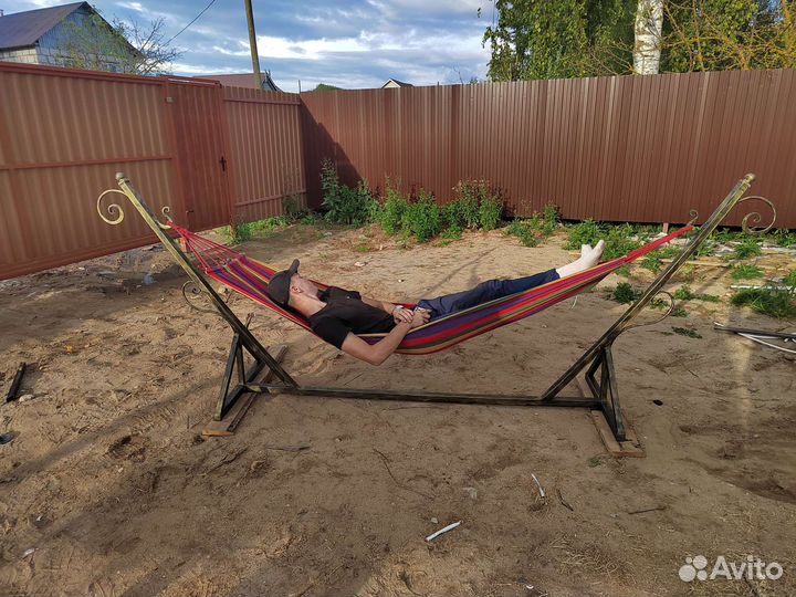 Каркас под гамак с гамаком