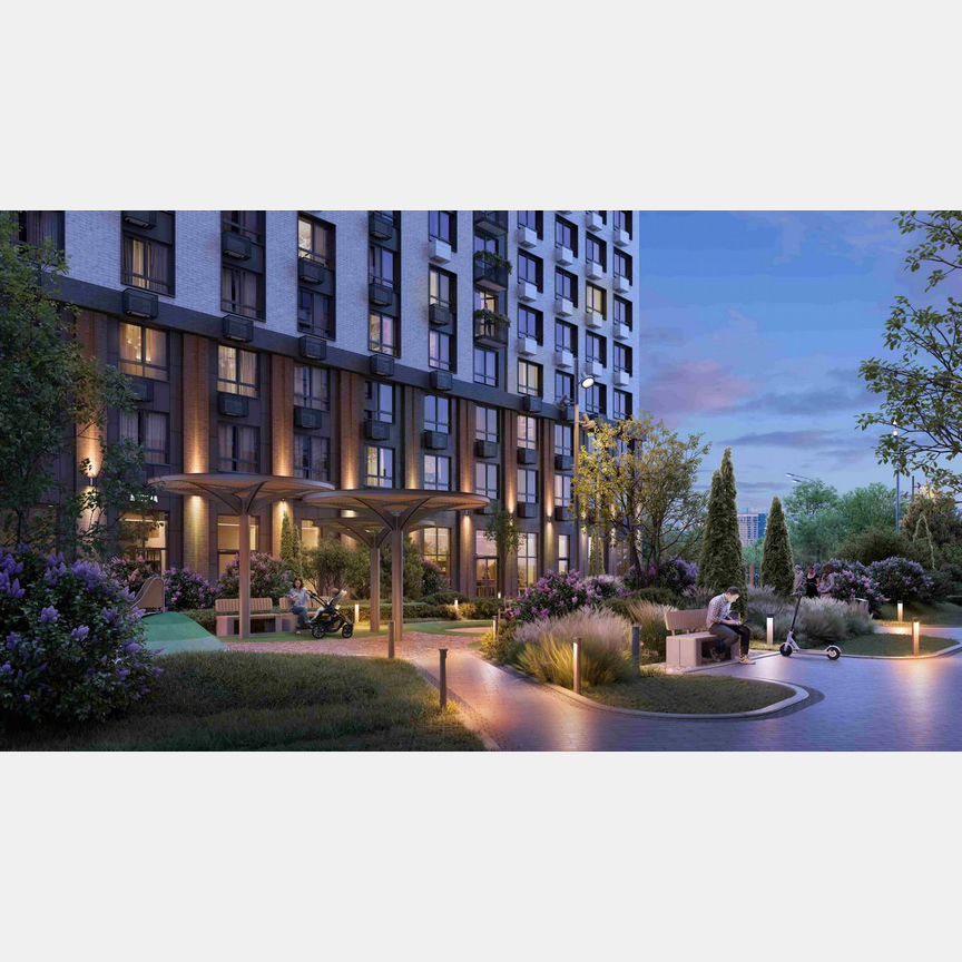 1-к. квартира, 39,4 м², 8/25 эт.