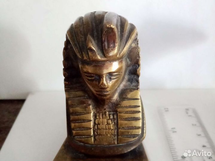 Винтаж. Пепельницы, фигуры Египет. Фараон. Латунь