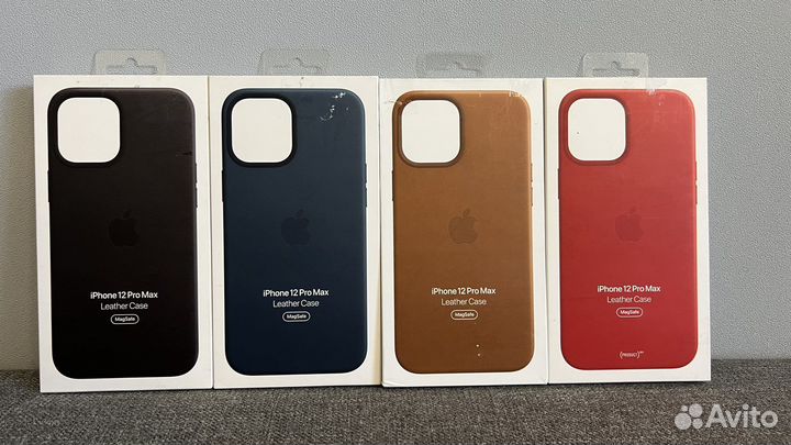 Leather Case iPhone 12 Pro Max оригинал