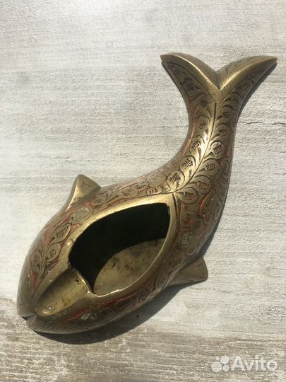 Пепельница СССР латунь