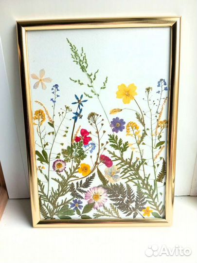 Картины из сухоцветов декор стен